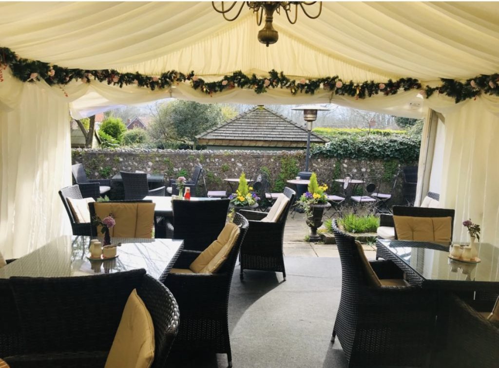 temporary structure hire in Sussex - Nutmeg Tree Cafe