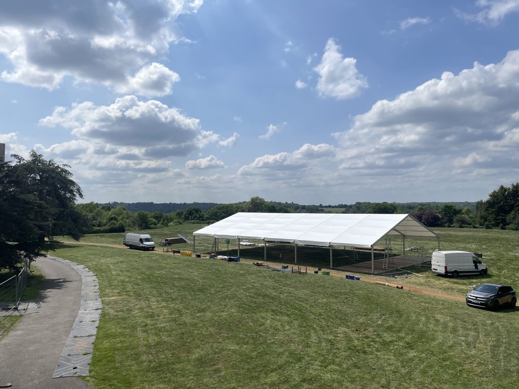 temporary structure hire in Hampshire - outdoors